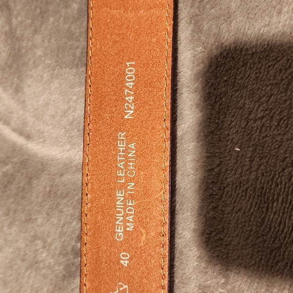 Nocona Western Brown Leather Belt - Picture 5 of 5